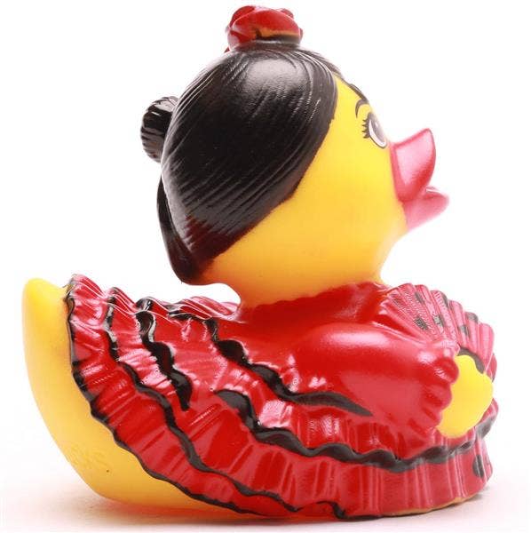 Patito de goma bailaora de flamenco