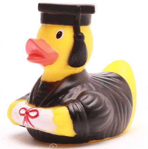 Mini pato de goma académico