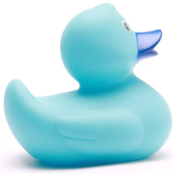 Patito clásico azul claro decorativo
