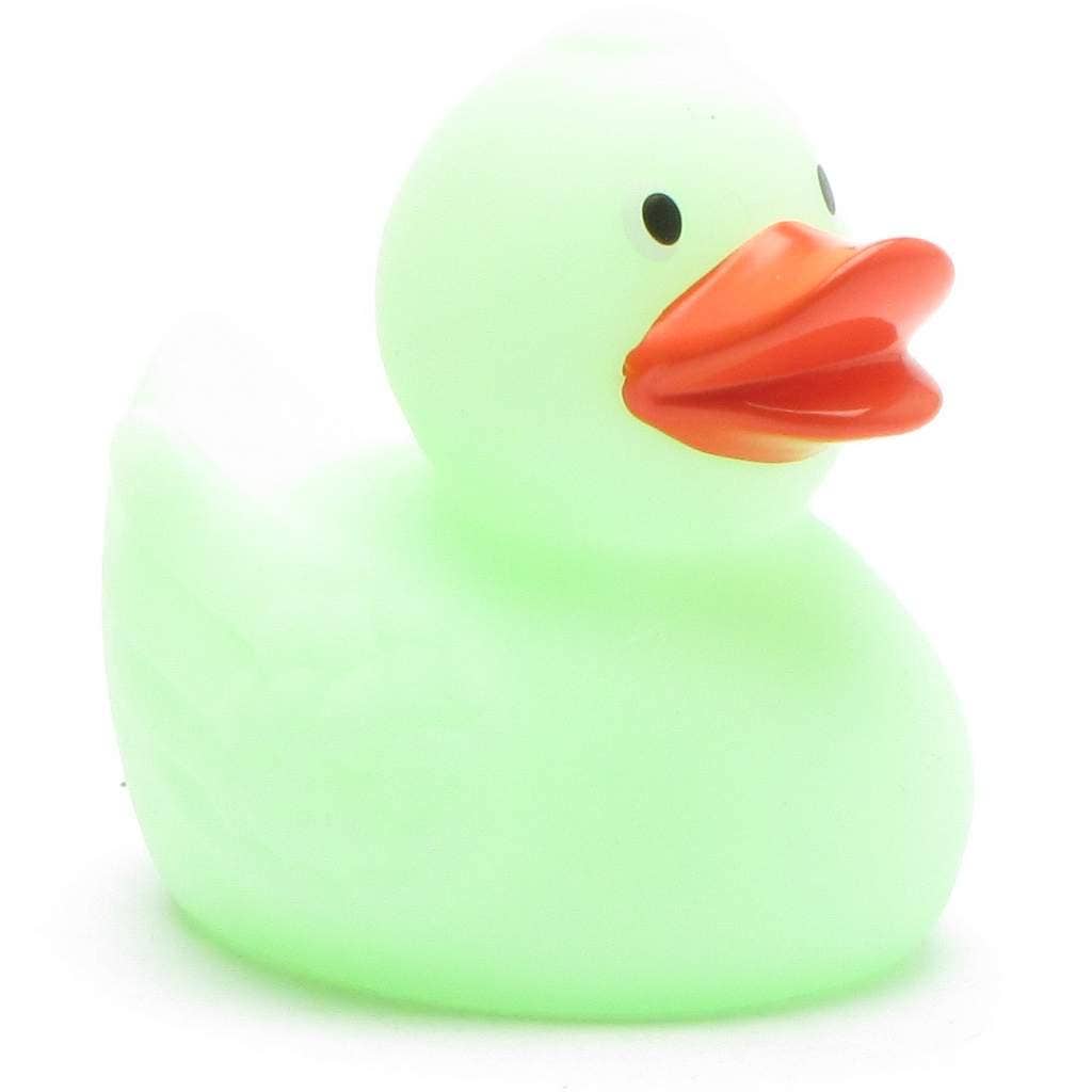 Patito fluorescente verde regalo original divertido