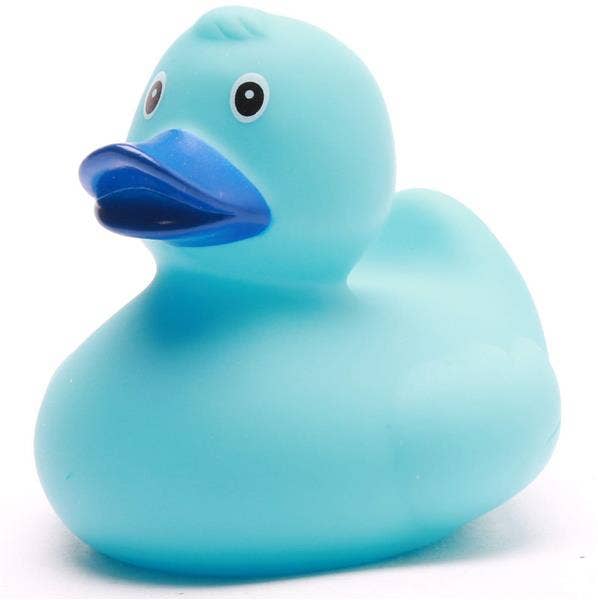 Pato azul claro regalo original