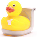 Pato de goma con WC