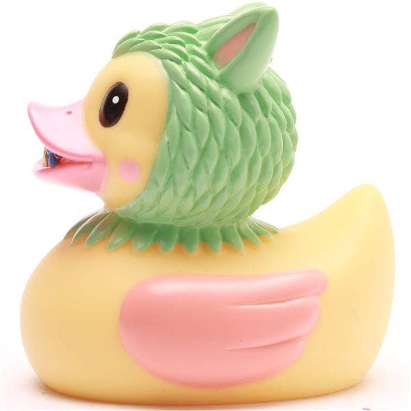 Pato de goma Quakiboo monstruo vista trasera