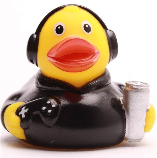 Pato gamer decoración escritorio setup gaming