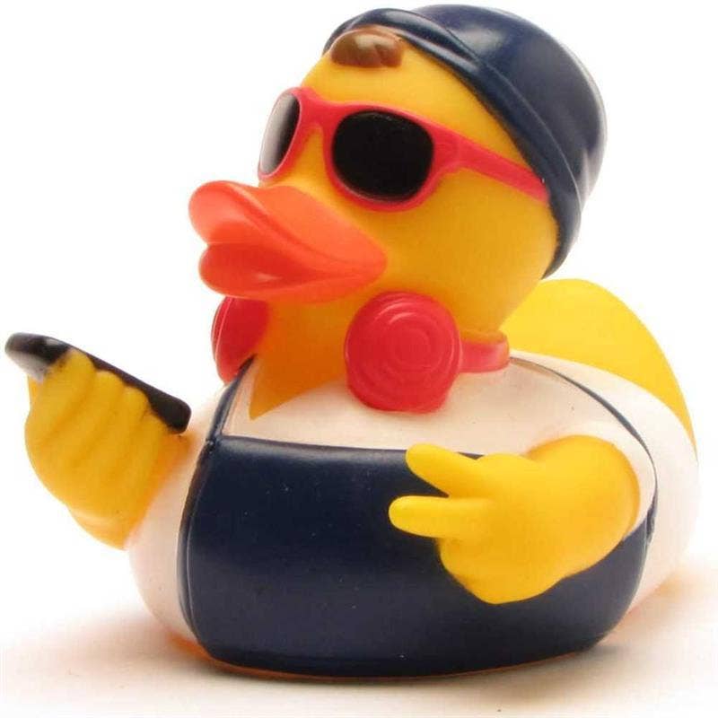 Pato de baño hipster perfi
