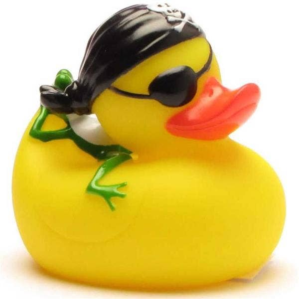 Pato de goma pirata original