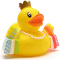 Pato de goma shopping queen divertido