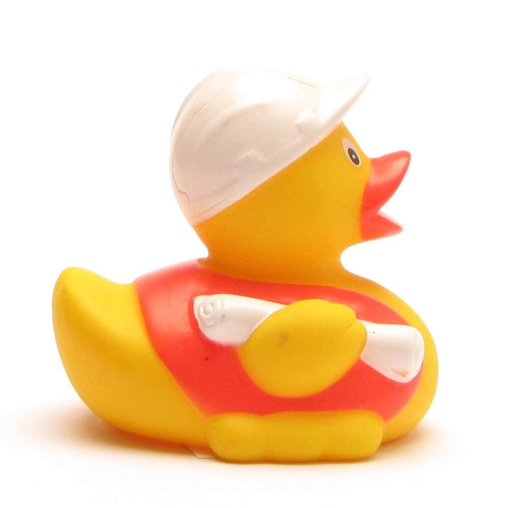 Pato de baño obrero perfil
